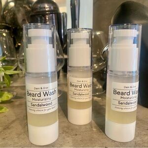 Sandalwood Beard Wash - White & Cream